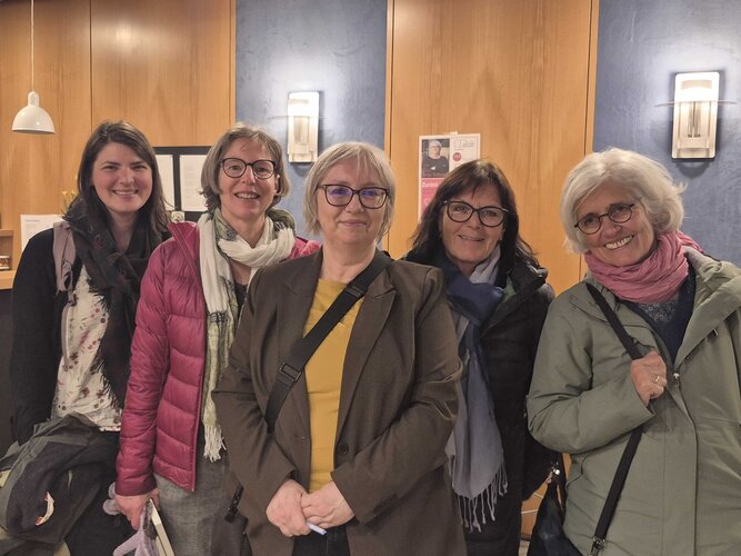 Dr. Antje Schrupp mit Gästen